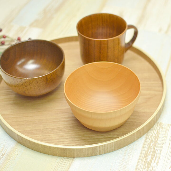 楽天市場 木製 お盆 トレー 白木 丸盆 約30cm 木 盆 トレイ 丸 業務用 家庭用 和 和食器 来客用 おしゃれ かわいい 北欧 和風 トレイ 木のトレー 膳 盆 会席膳 ランチョンマット キッチン 和風 洋風 漆器かりん本舗 弁当箱と木製食器