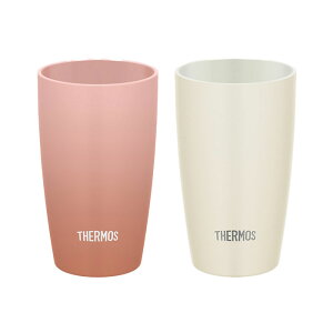 【クーポン配布中】 名入れ ペア タンブラー 記念日 プレゼント 保温 保冷 サーモス 真空断熱タンブラー 340ml 定番デザイン 箱入り JDM-341 THERMOS 結婚記念日 結婚祝い 敬老 ギフトセット おし