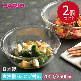 【10%OFFタイムセール】 HARIO ハリオ 耐熱 ガラス 浅型 ボウル 2個セット 食洗機対応 日本製 箱入り ボウル 耐熱ガラス 透明 おしゃれ 料理 食器 シンプル パーティー 皿 便利 お菓子 キッチン オーブン ボール ボールセット ギフト プレゼント
