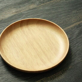 【クーポン配布中】 ウッドプレート ゴムの木 木製皿 直径約18cm おしゃれ 新生活 母の日