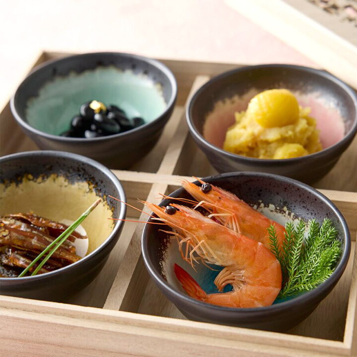楽天市場】四季彩 小鉢4P 木箱入り 日本製 食洗機対応 電子レンジ対応 