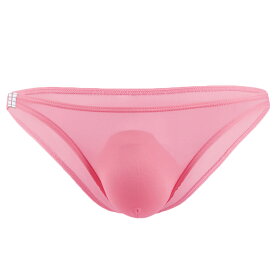 Karly Shop ビキニブリーフ メンズ ビキニ 下着 セクシー 男性 おしゃれ スケスケ スケ感 エロい ローライズ 大きいサイズ ピッタリフィット ワンポイント シンプル 股上浅め 涼しい 薄い 夏 ツルツル すべすべ さらさら M L LL 3L プレゼント バレンタイン 誕生日 e045