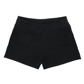 バレエ ショートパンツ 黒 綿95% オーバーパンツ 大人 ジュニア 大きいサイズ ローライズ ストレッチ ヒップハング 無地 シンプル コットン S M L LL 3L va7