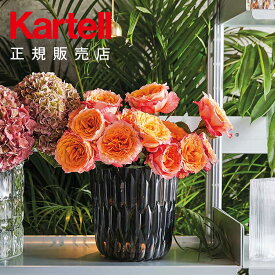 【Kartell カルテル 日本正規】 リビンググッズ フラワーベース 花瓶 コンテナ ジェリーベース JELLY K1227 イタリア デザイナーズ パトリシア・ウルキオラ