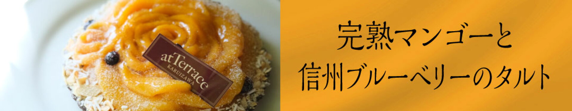 完熟マンゴーと信州ブルーベリーのタルト