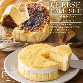チーズケーキセット バスク風 チーズケーキ プレーン バニラフロマージュ 4号サイズ( 直径約12cm 2〜4人前) 冷凍 誕生日 バスク ケーキ スイーツ ギフト プレゼント 贈り物 ギフト 挨拶 洋菓子 年末 ベイクドチーズケーキ クリスマス
