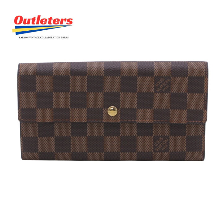 楽天市場】【動画有】ルイヴィトン Louis Vuitton 長財布 ダミエ 