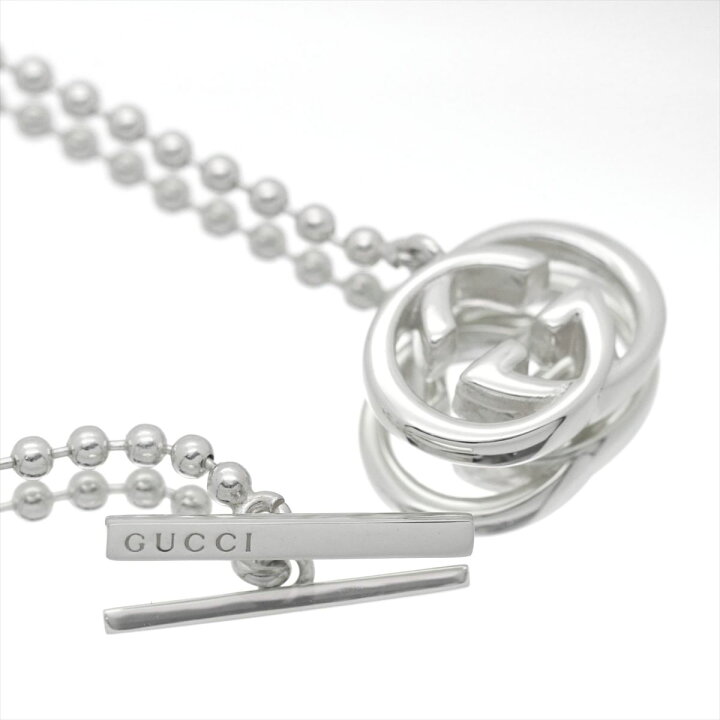 楽天市場】【ギフト品質】グッチ GUCCI ネックレス インターロッキング 