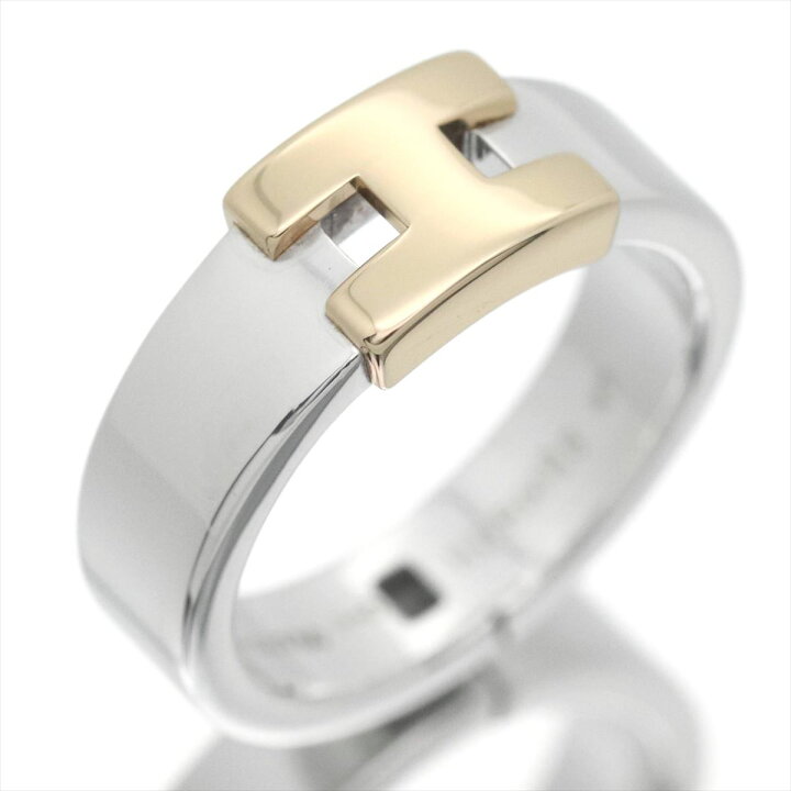 楽天市場】【ギフト品質】エルメス HERMES リング 指輪 ♯48 8号 
