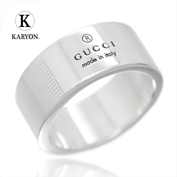 楽天市場】【ギフト品質】グッチ GUCCI リング 指輪 トレードマーク  