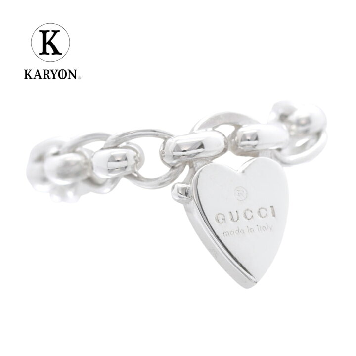 楽天市場】【ギフト品質】グッチ GUCCI ハート チェーン リング Ag925 