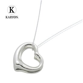 【ギフト品質】ティファニー Tiffany&Co ネックレス オープンハート ペンダント 35MM エルサペレッティ シルバー Ag925 レディース 女性 彼女 妻 ハート ジュエリー アクセサリー 誕生日 記念日 プレゼント【動画】【中古】