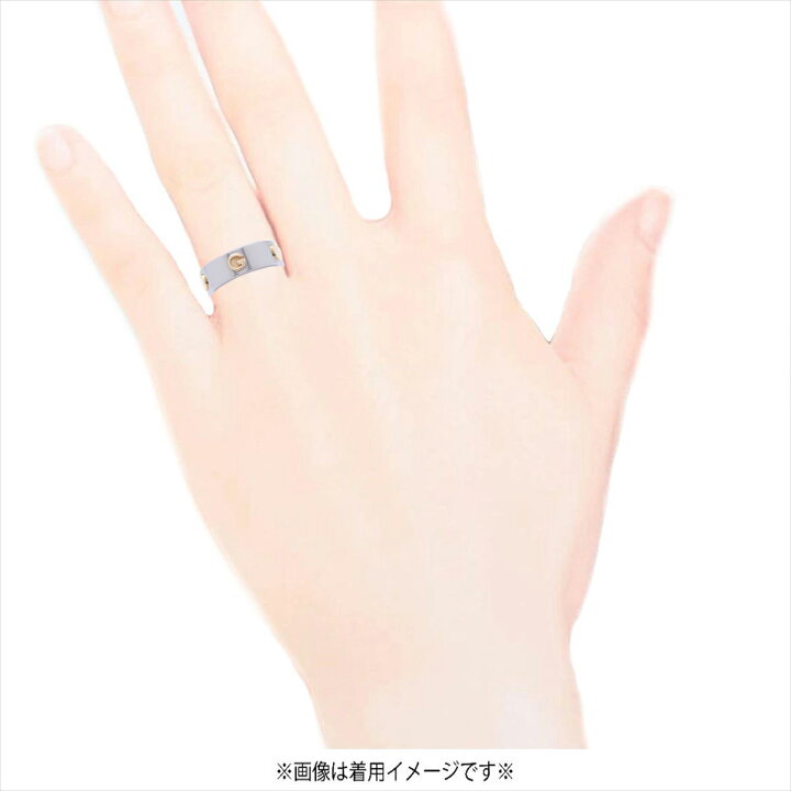 楽天市場】【ギフト品質】グッチ GUCCI イノックス Gロゴ リング K18YG 
