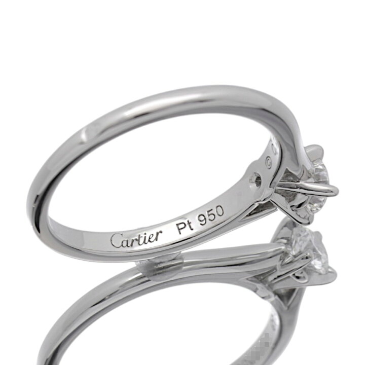 楽天市場】【ギフト品質】カルティエ Cartier エンゲージリング 婚約 