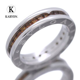 【ギフト品質】ブルガリ BVLGARI リング 指輪 ビーゼロワン ホワイトゴールド 18金 K18WG シトリン レディース 女性 彼女 妻 メンズ 男性 彼氏 誕生日 記念日 プレゼント ギフト 20代 30代 40代 50代 【動画】【中古】
