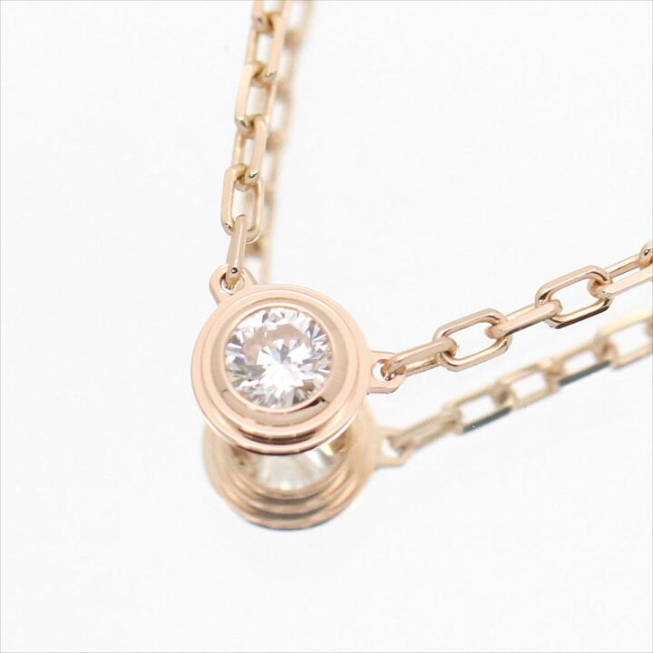楽天市場】【ギフト品質】カルティエ Cartier ネックレス ディアマン カルティエ ダムール ディアマンレジェ ハート リング PG サイズ50