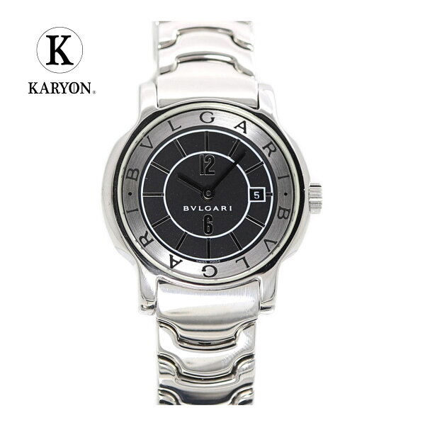 【ギフトランク】ブルガリ BVLGARI レディース 女性 彼女 妻 腕時計 ソロテンポ 文字盤 シルバーインデックス ステンレススチール クオーツ ST29S 誕生日 記念日 プレゼント ギフト 20代 30代 40代 50代【動画】【中古】