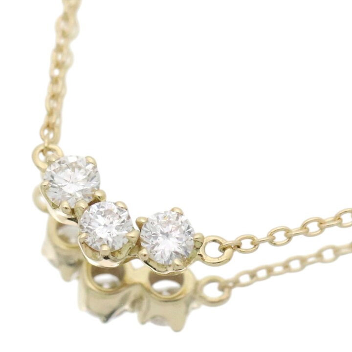 アーカー AHKAH タッセネックレス ダイヤモンド K18YG 0.05ct（楽天  