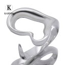 【ギフト品質】ティファニー Tiffany&Co リング 指輪 オープンハート シルバー Ag925 エルサペレッティ レディース 女…