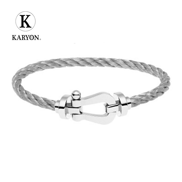 楽天市場 動画 ギフト品質 フレッド Fred ブレスレット フォース10 Lm ホワイトゴールド 18金 K18wg 0b0005 メンズ 男性 彼氏 誕生日 記念日 プレゼント ギフト クリスマス 代 30代 40代 50代 中古 Karyon ギフトアンドセレクト