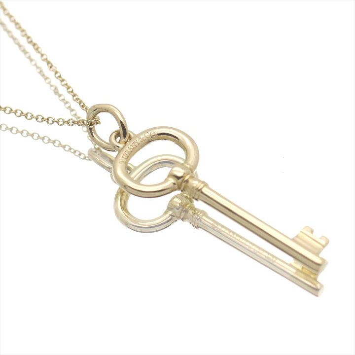 ティファニー ヴィンテージオーバルキーダイヤネックレス/ミニ 【無料  