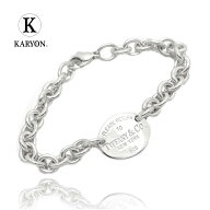 【ギフト品質】ティファニー Tiffany&Co ブレスレット リターン トゥ ティファニー オーバル タグ シルバ…