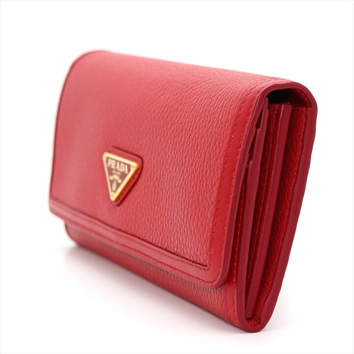 楽天市場】【ギフト品質】プラダ PRADA 長財布 フラップ パスケース 