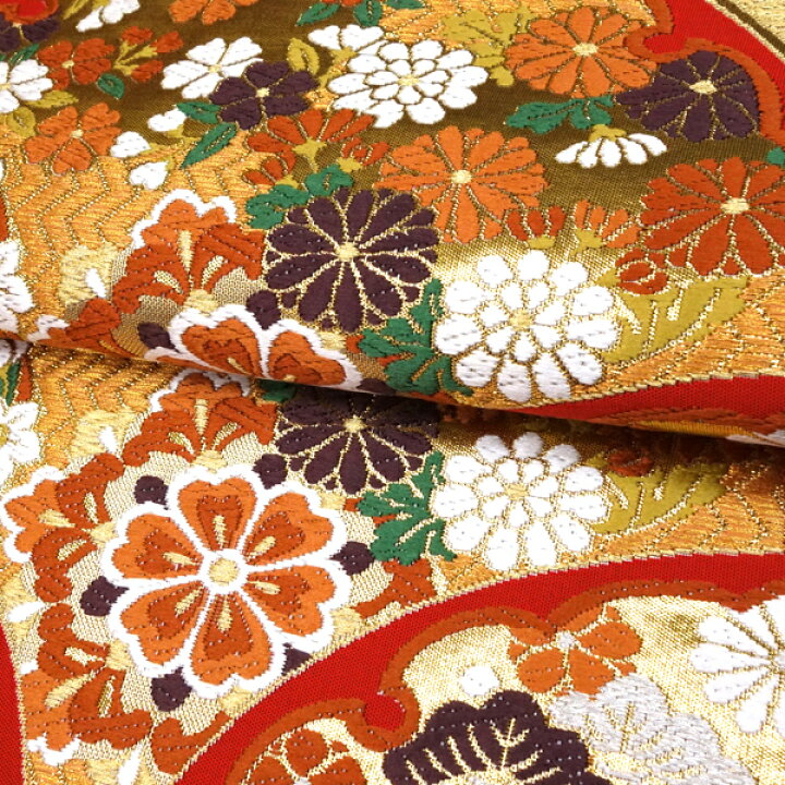 楽天市場】≪15%OFF/初売りSALE≫袋帯 赤 朱色 振袖用 志都香 仕立て 