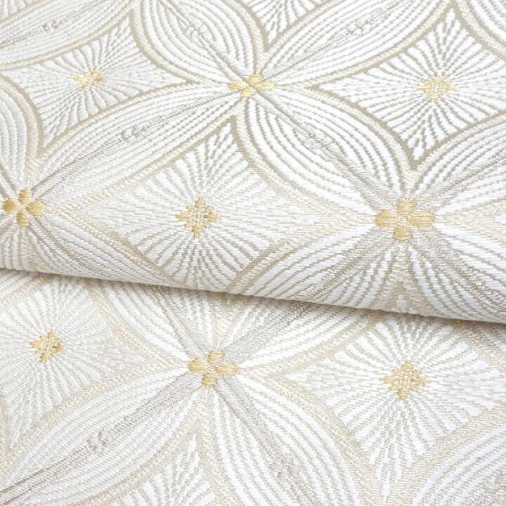 楽天市場】≪15%OFF/クリアランスセール≫袋帯 シルバー 銀色×白 河合 