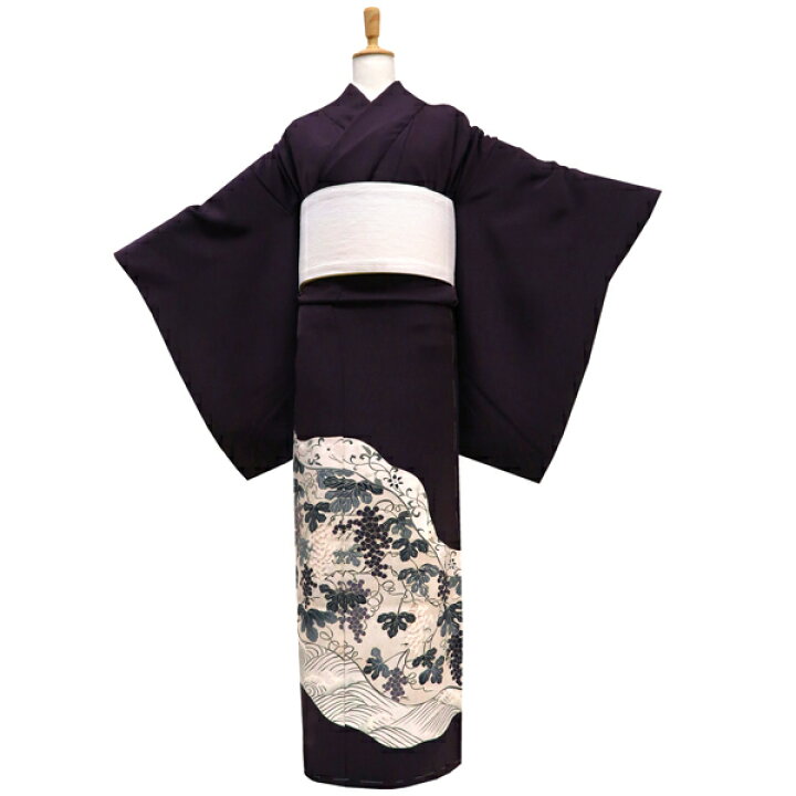 楽天市場】15%OFFクーポンあり 【色留袖 販売 仕立て付き】紫色 新品 
