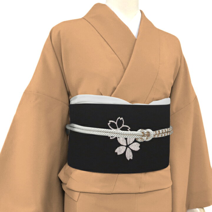 楽天市場】勇屋織物 紬名古屋帯 黒 正絹 仕立て付き 十日町紬 新品 九 
