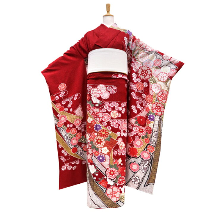 楽天市場】≪15%OFFクーポンあり≫振袖 販売 滝泰 絞り 仕立て付き 赤 