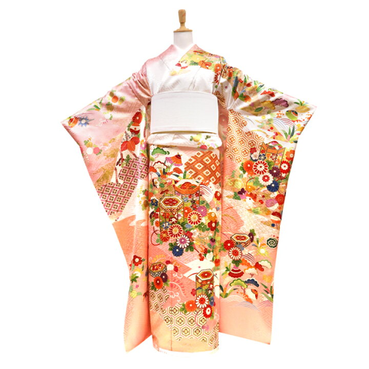 楽天市場】≪15%OFF/スーパーSALE≫振袖 ピンク 白 仕立て付き 十日町 