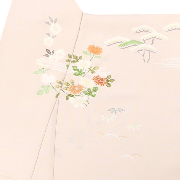楽天市場】訪問着 京友禅 仕立て付き ピンクベージュ 新品 販売 購入 