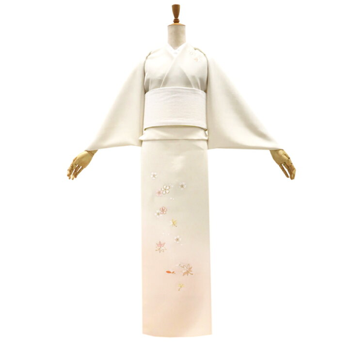 楽天市場】≪15%OFF/スーパーSALE≫工芸キモノ野口 刺繍付下訪問着 