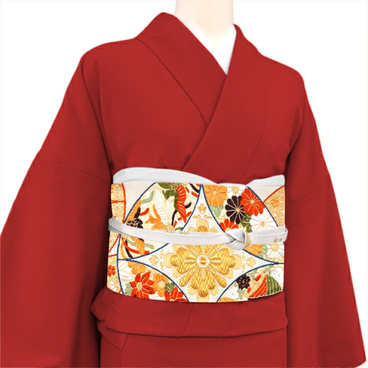 楽天市場】≪15%OFFクーポンあり≫袋帯 振袖用 白×金 河合美術織物 