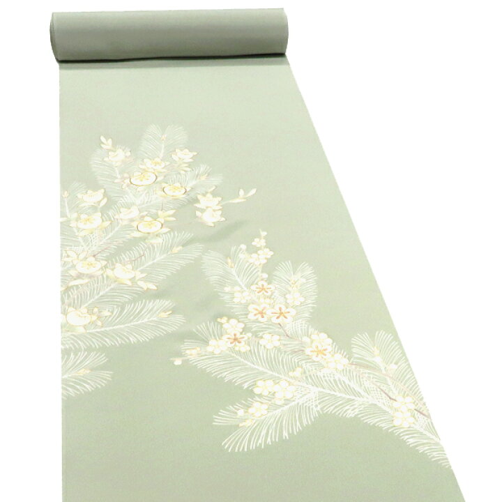 楽天市場】≪15%OFF/スプリングセール≫付下 訪問着 薄緑 仕立て付き 