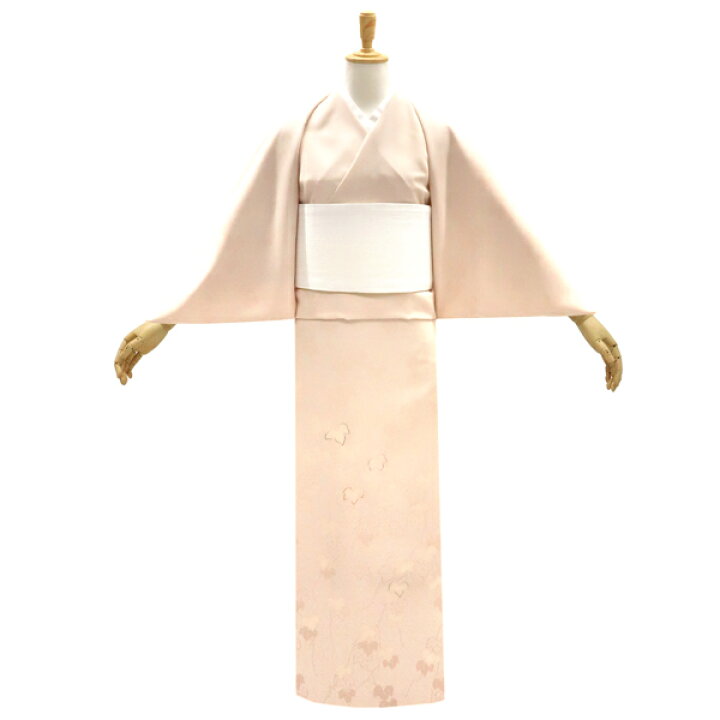 楽天市場】雅染匠 付下訪問着 ピンクベージュ 販売 仕立て付き 京友禅 
