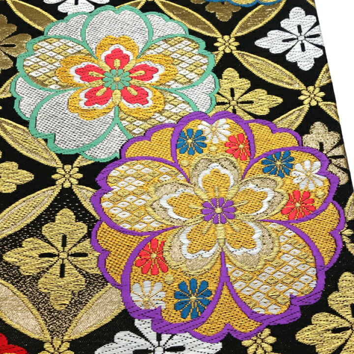 楽天市場】≪15%OFF/スーパーSALE≫廣部商事 袋帯 振袖用 黒 仕立て 