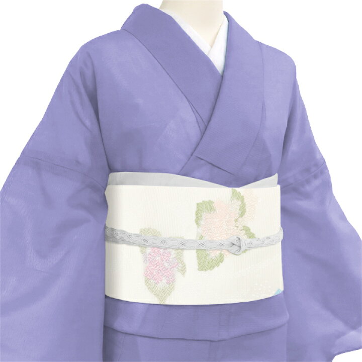 楽天市場】夏絽名古屋帯 白 仕立て付き 沢本織物 西陣織 紫陽花 お茶会 