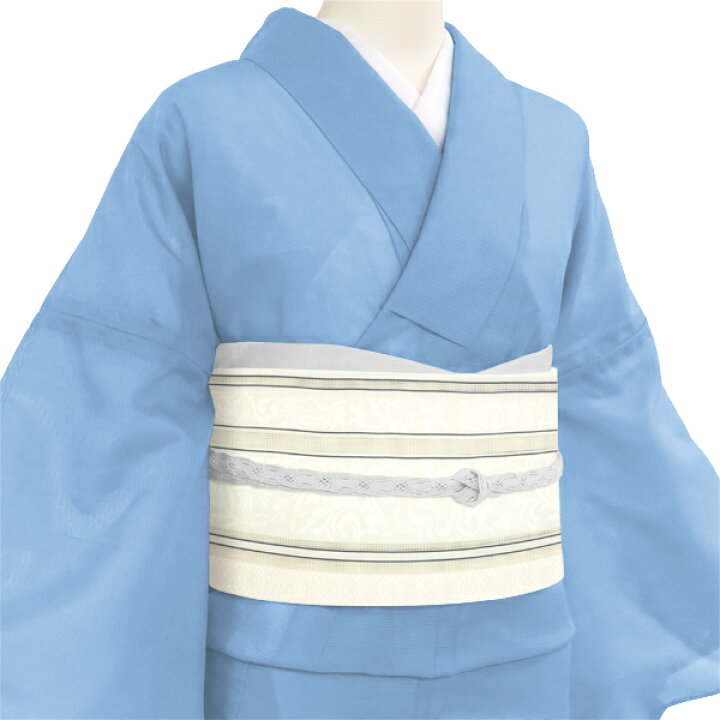 楽天市場】井上絹織 夏博多帯 白 ピンク 仕立て付き 博多織 夏名古屋帯 