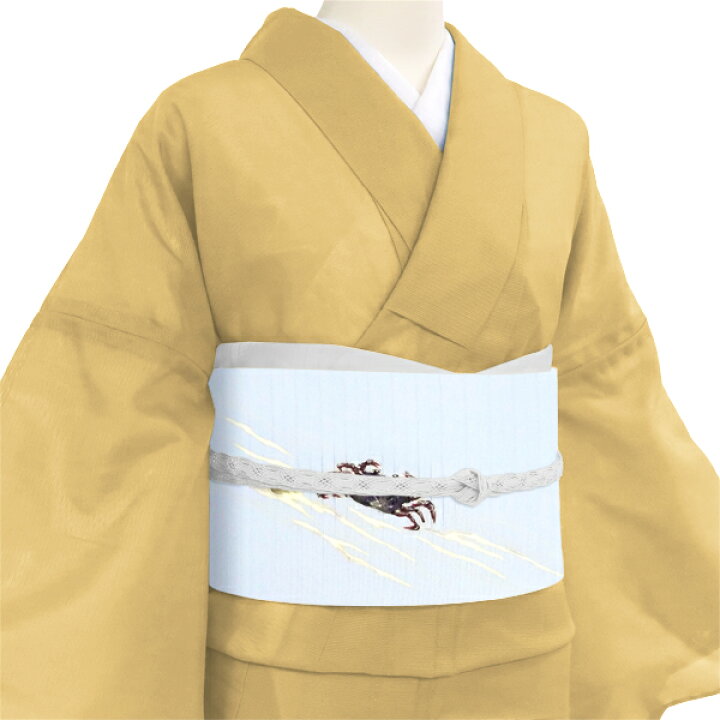 楽天市場】15%OFFクーポンあり 秀美 夏名古屋帯 水色 ブルーグレー 