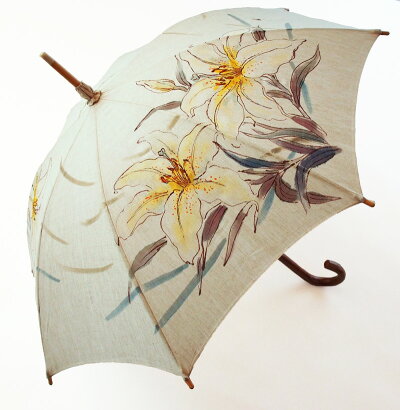 ◆母の日おすすめ品◆京都西陣手描き日傘（ひまわり）