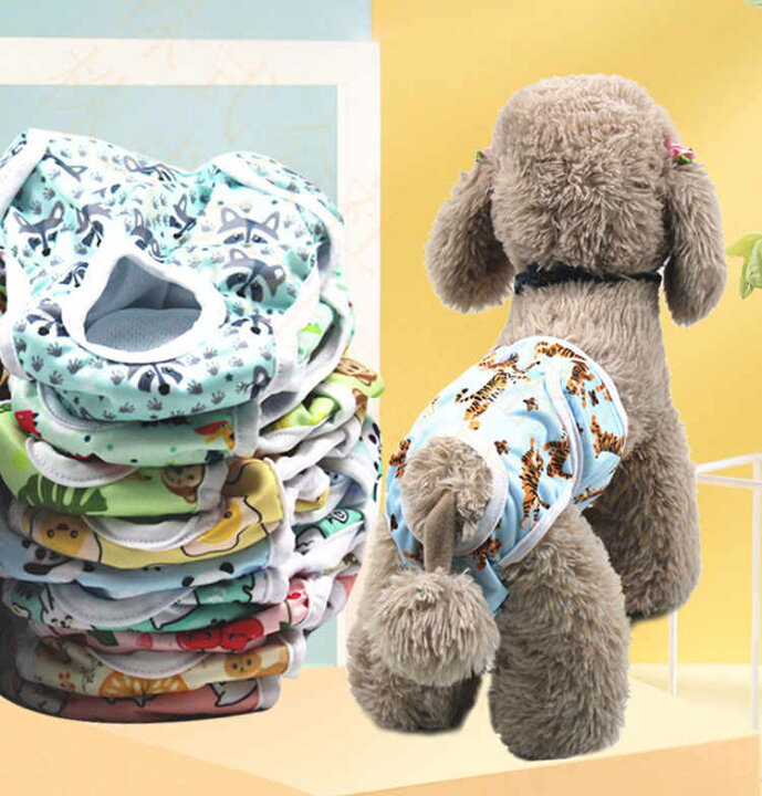 楽天市場 メス犬用おむつ メス犬用生理パンツ ペットウェア 犬用 生理パンツ 犬マナーパンツ 雌犬生理用品 洗濯可能 可愛い お出かけ 介護 おもらし対策 しつけ用品 おむつカバー ドッグウエア マーキング防止 2枚セット メール便 華盛通商