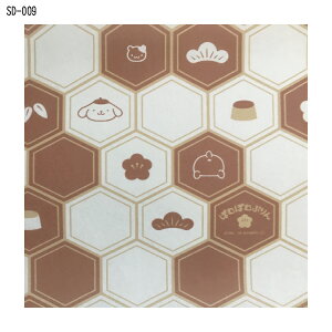 「サンリオキャラクターズ」デザイン障子【ポムポムプリン】破れにくい!おしゃれで可愛い!補修用に!部分貼りで可愛く変身! サイズ30cm×94cm 1枚入り