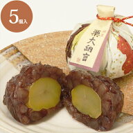 栗大納言5個入 和菓子 ギフト 詰め合わせ 栗 くり 法事 お供え 志 粗供養 お供え物 お菓子 誕生日 プレゼ…