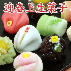 お年賀 迎春の上生菓子6個入/8個入/12個入《お正月限定 数量限定》お正月 上生菓子 和菓子 生菓子 手作り 高級 干支 午 お歳暮 老舗 ギフト お菓子 正月 詰め合わせ ご挨拶 迎春 誕生日 お取り寄せ 老舗 おくりもの 手土産 午年 お茶菓子 滋賀県 甲賀 大彌 2026年