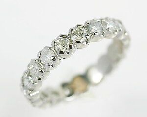 Pt900 1.0ct ダイヤモンドフルエタニティリング