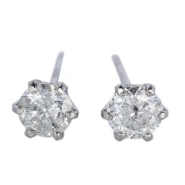 楽天市場】0.3ct 1粒 ダイヤモンド プラチナ ピアス 天然ダイヤ 