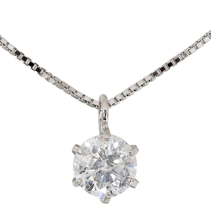 楽天市場】0.3ct 天然ダイヤモンド ネックレス レディース 一粒 